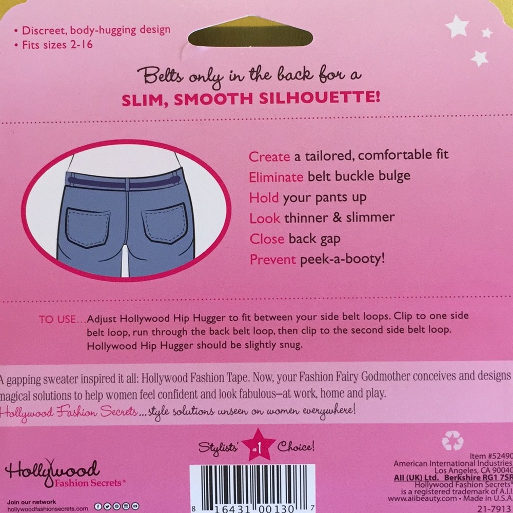 Hip Hugger back belt clip. Eliminates belt bulge - Picture 2 of 2